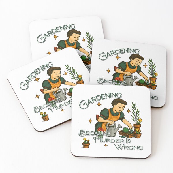 Item preview, Gardening, Murder Is Wrong designed and sold by FoggyBogs.