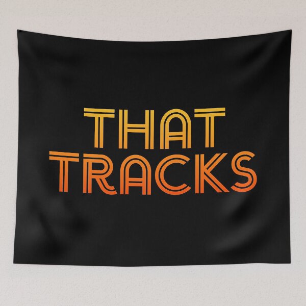 Item preview, That Tracks, Line Typography designed and sold by Memes N Lore .