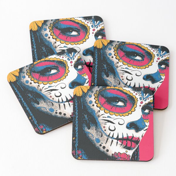 Item preview, Neon Dia de los Muertos designed and sold by Retro Type.