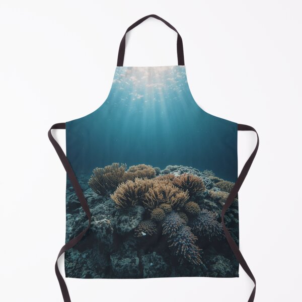 Item preview, Sunbeams illuminate underwater coral landscape designed and sold by Nature-sport.