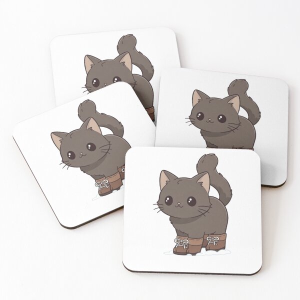 Item preview, Cute cat in boots designed and sold by UrbanView.