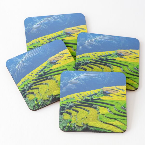 Item preview, Green Rice Terraces Landscape – Scenic Mountain Nature designed and sold by The Devil's Bargain.