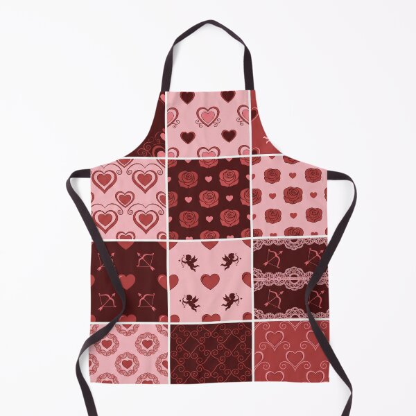 Item preview, Burgundy and Blush Valentine Heart Cupid Mosaic designed and sold by DGtaLrtcom.