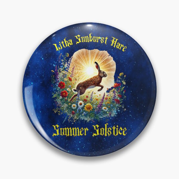Item preview, Litha Sunburst Hare — Joy, Vitality, and the Power of the Summer Solstice designed and sold by MysticOzzy.