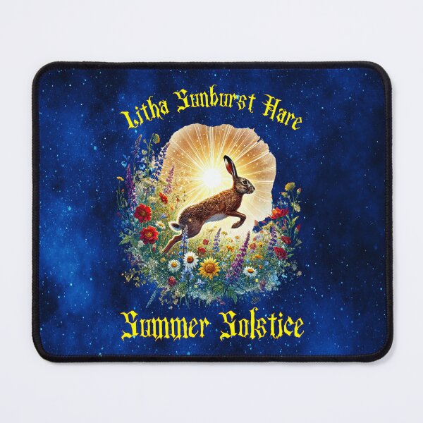 Item preview, Litha Sunburst Hare — Joy, Vitality, and the Power of the Summer Solstice designed and sold by MysticOzzy.