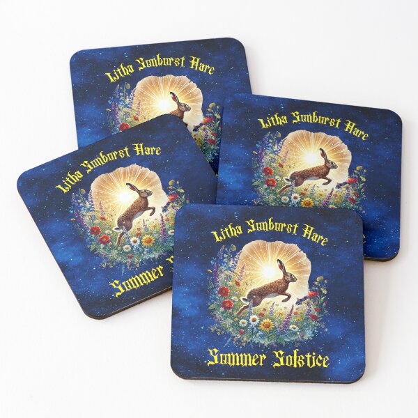Item preview, Litha Sunburst Hare — Joy, Vitality, and the Power of the Summer Solstice designed and sold by MysticOzzy.