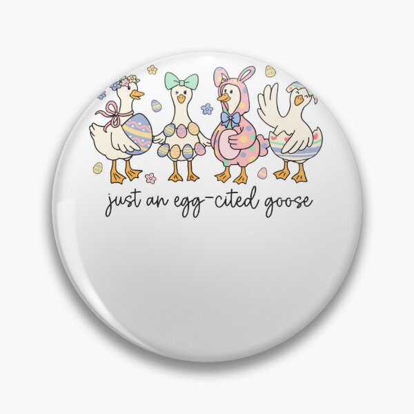 Item preview, Just An Egg-Cited Goose designed and sold by krystalRomanart.