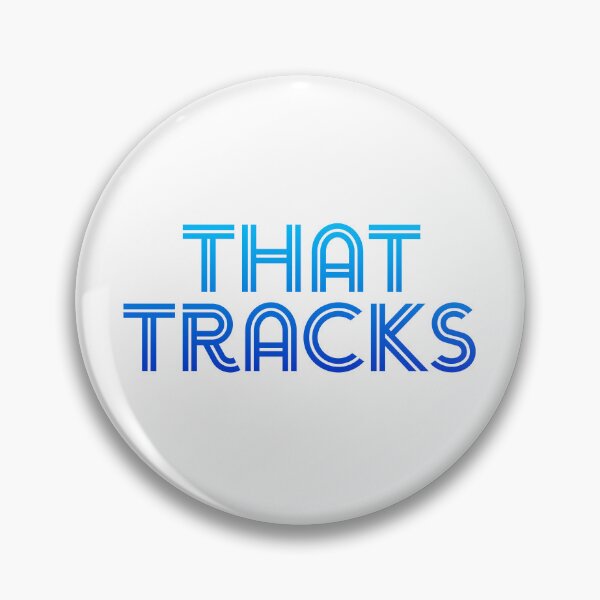 Item preview, That Tracks, Blue Line Typography designed and sold by Memes N Lore .