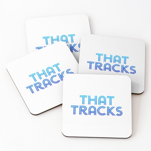 Item preview, That Tracks, Blue Line Typography designed and sold by Memes N Lore .