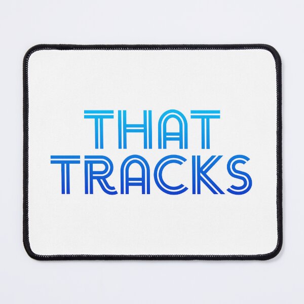 Item preview, That Tracks, Blue Line Typography designed and sold by Memes N Lore .