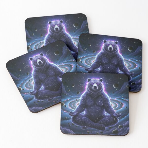 Item preview, Cosmic Grizzly Bear - Stella designed and sold by Cosmic Zoo.