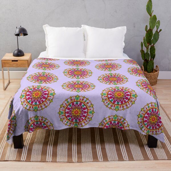 Item preview, Colorful Geometric Floral Mandala Pattern designed and sold by TeeARTHY.