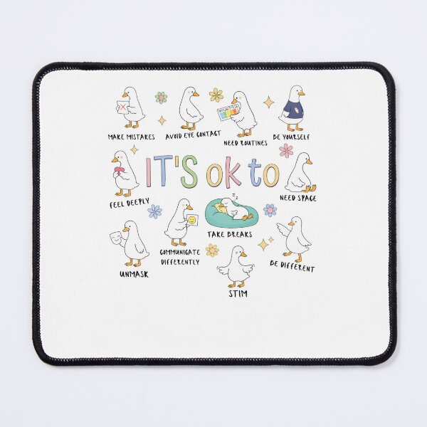 Item preview, It’s Ok To Be Different Autism Goose designed and sold by krystalRomanart.