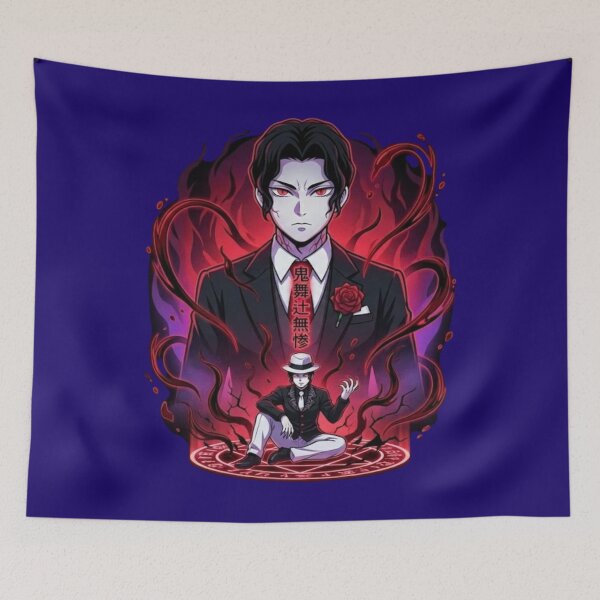 Item preview, Muzan Kibutsuji Demon King Anime Art designed and sold by Innova_Creations.