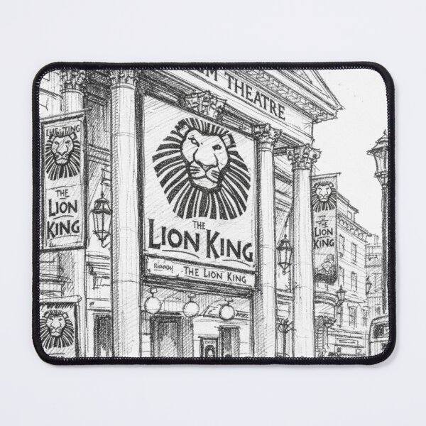 Item preview, The Lion King at the Lyceum Theatre – Hand-Drawn West End Illustration designed and sold by Studio Ovation.