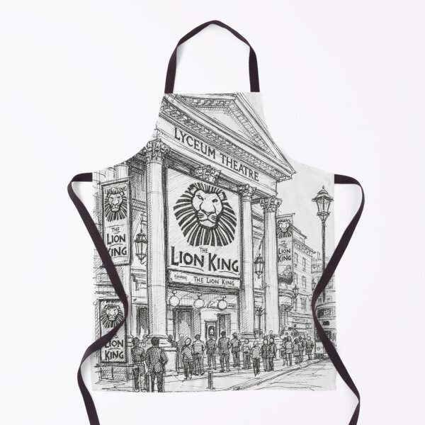 Item preview, The Lion King at the Lyceum Theatre – Hand-Drawn West End Illustration designed and sold by Studio Ovation.