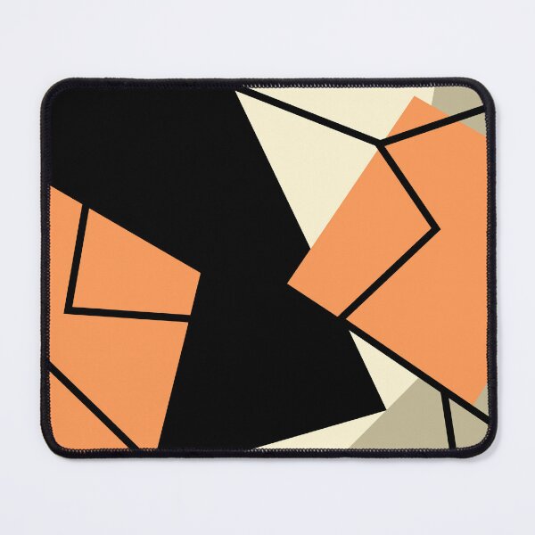 Item preview, Geometric Abstract With Orange Accents designed and sold by studioart.