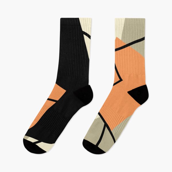 Item preview, Geometric Abstract With Orange Accents designed and sold by studioart.