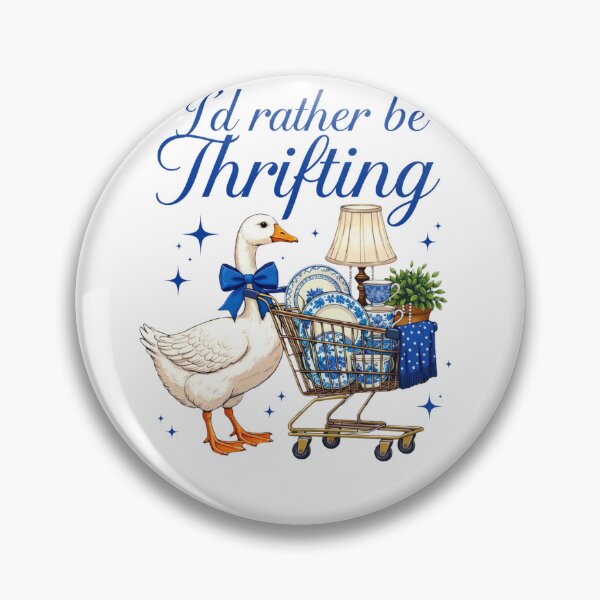 Item preview, I'd Rather Be Thrifting designed and sold by krystalRomanart.