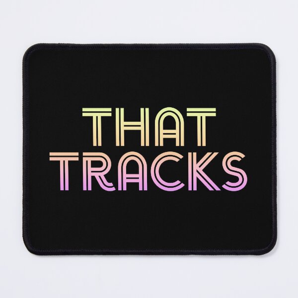 Item preview, That Tracks, Line Neon Gradient Typography designed and sold by Memes N Lore .