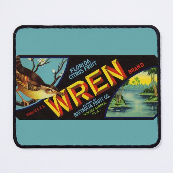 Item preview, Wren Citrus Label designed and sold by HiddenWalnuts.