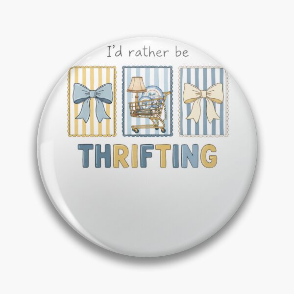 Item preview, I'd Rather Be Thrifting designed and sold by krystalRomanart.