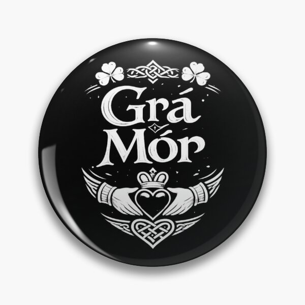 Item preview, Grá Mór – Big Love in Irish | Celtic Typography Design designed and sold by B-KaneDesigns.