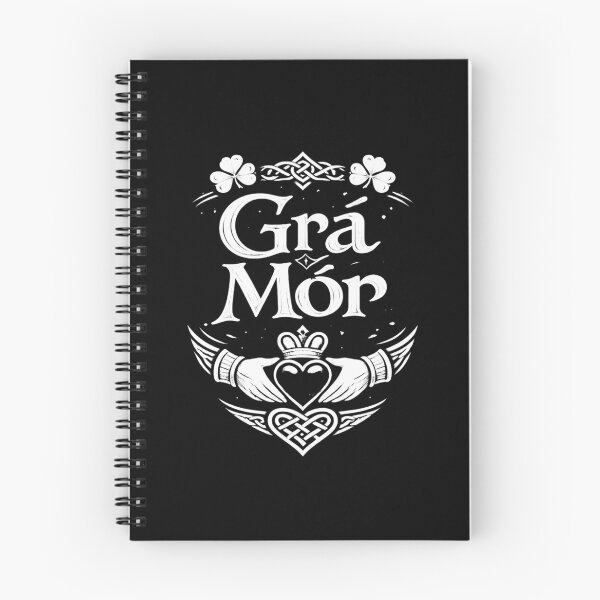 Item preview, Grá Mór – Big Love in Irish | Celtic Typography Design designed and sold by B-KaneDesigns.