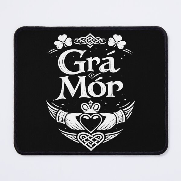 Item preview, Grá Mór – Big Love in Irish | Celtic Typography Design designed and sold by B-KaneDesigns.