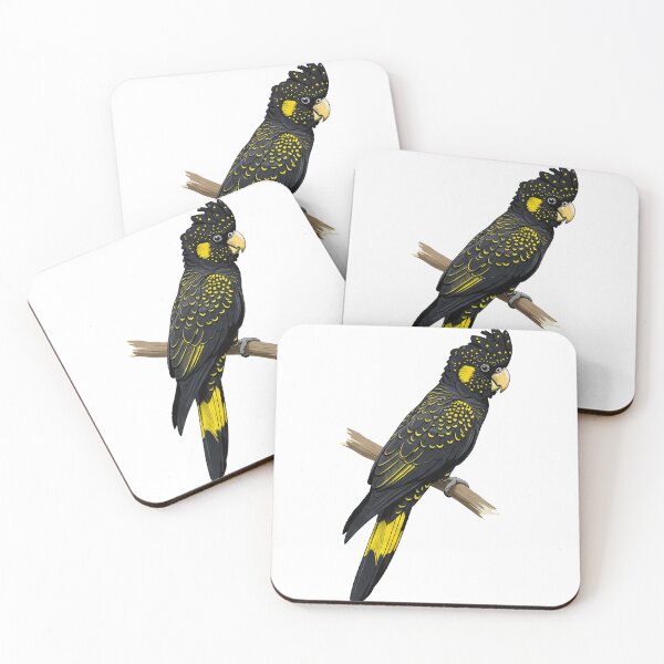 Item preview, Majestic Black Cockatoo Bird on a Branch designed and sold by TeeARTHY.