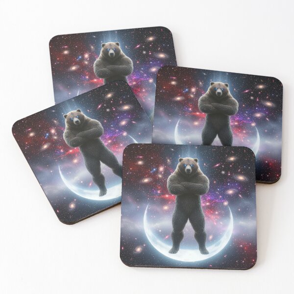 Item preview, Cosmic Grizzly Bear - Selene designed and sold by Cosmic Zoo.