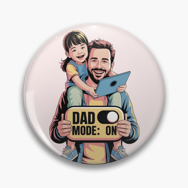 Item preview, Dad Mode On - Funny Tech Father's Day Programmer Gift designed and sold by dose-of-art-lab.