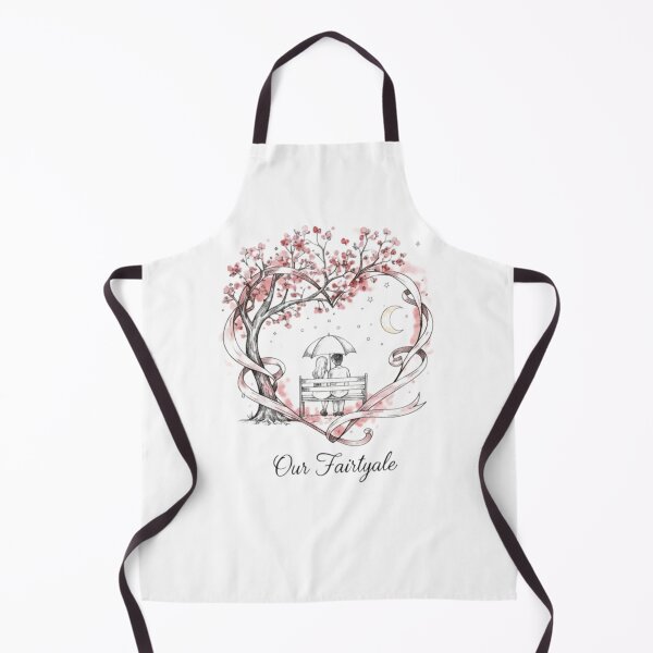 Item preview, "Our Fairytale: Romantic Couple under the Cherry Blossom Moon" designed and sold by Blue Bird  Designs.