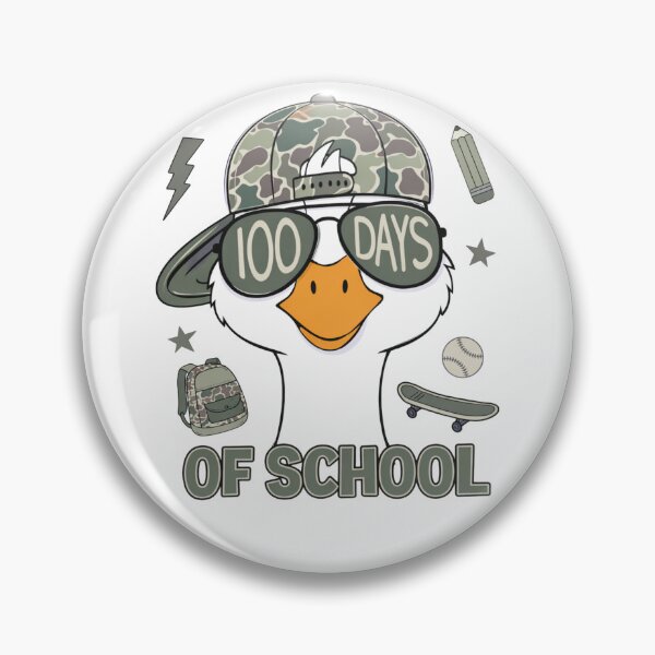 Item preview, 100 Days Of School Camo Cap Boy designed and sold by krystalRomanart.