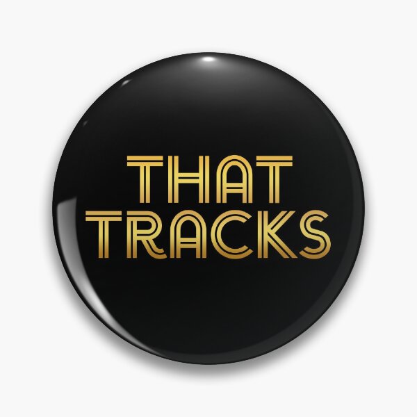 Item preview, That Tracks, Line Golden Typography designed and sold by Memes N Lore .