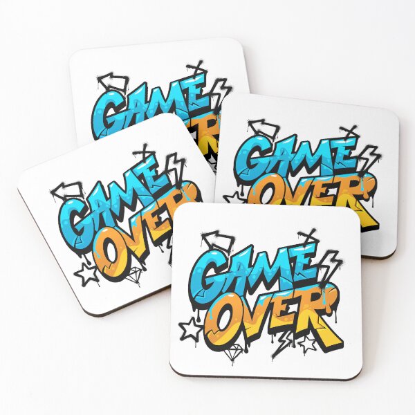 Item preview, Game Over designed and sold by PRINTBLEKERS.
