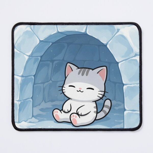 Item preview, Pretty cat in its igloo designed and sold by UrbanView.