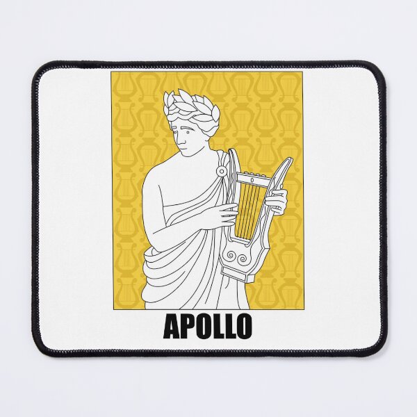 Artikelvorschau, Illustration des griechischen Gottes Apollo – Aufkleber entworfen und verkauft von WildVault.