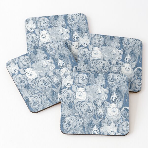 Item preview, just pigs cobalt denim designed and sold by scrummy.