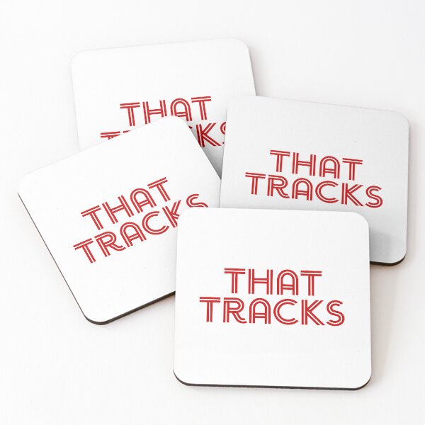Item preview, That Tracks, Red Line Typography designed and sold by Memes N Lore .