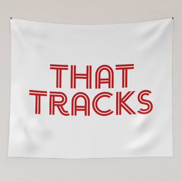 Item preview, That Tracks, Red Line Typography designed and sold by Memes N Lore .