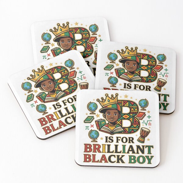 Item preview, B is for Brilliant Black Boy Kid Black History Month Toddler  designed and sold by JaaCreativeShop.