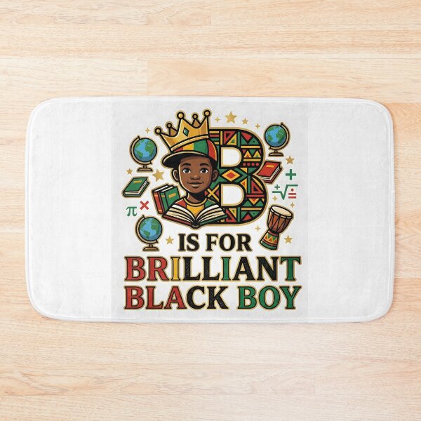 Item preview, B is for Brilliant Black Boy Kid Black History Month Toddler  designed and sold by JaaCreativeShop.