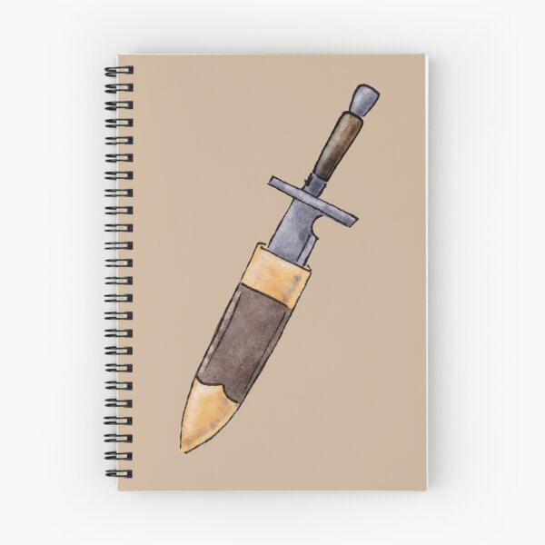Item preview, Bowie Knife in Sheath  designed and sold by A_Guy_With_Art_Supplies.