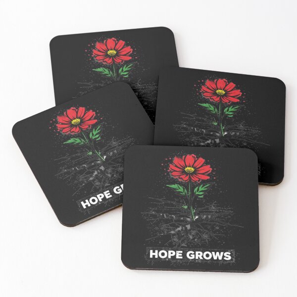 Aperçu de l'œuvre Hope Grows – Resilience Flower Art créée et vendue par ArminGreen.