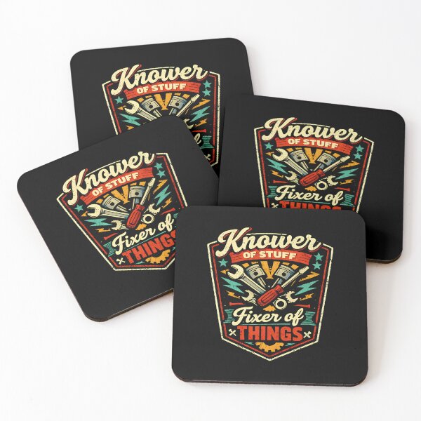 Item preview, Knower Of Stuff Fixer Of Things designed and sold by DemureArtsy.