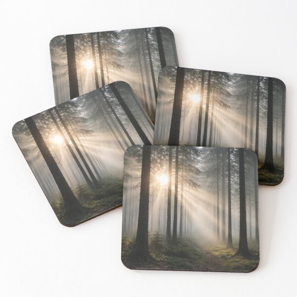 Item preview, Sunlit path through morning forest designed and sold by JuViRo.