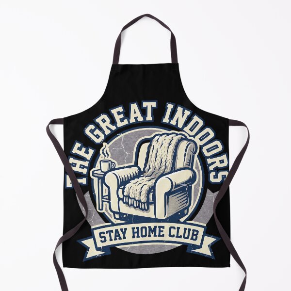 Item preview, The Great Indoors Stay Home Club Vintage Badge designed and sold by DigitalAnnaBanana.