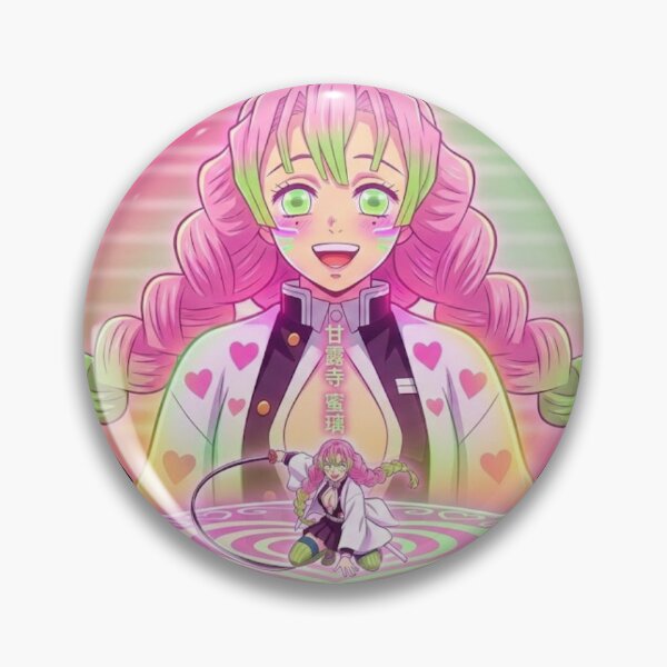 Item preview, Mitsuri Kanroji Love Hashira Vibrant Anime Art designed and sold by Innova_Creations.