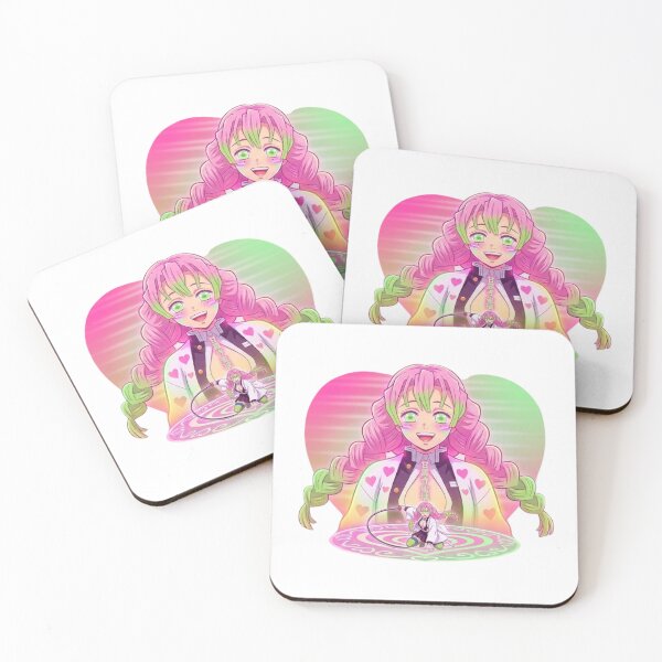 Item preview, Mitsuri Kanroji Love Hashira Vibrant Anime Art designed and sold by Innova_Creations.
